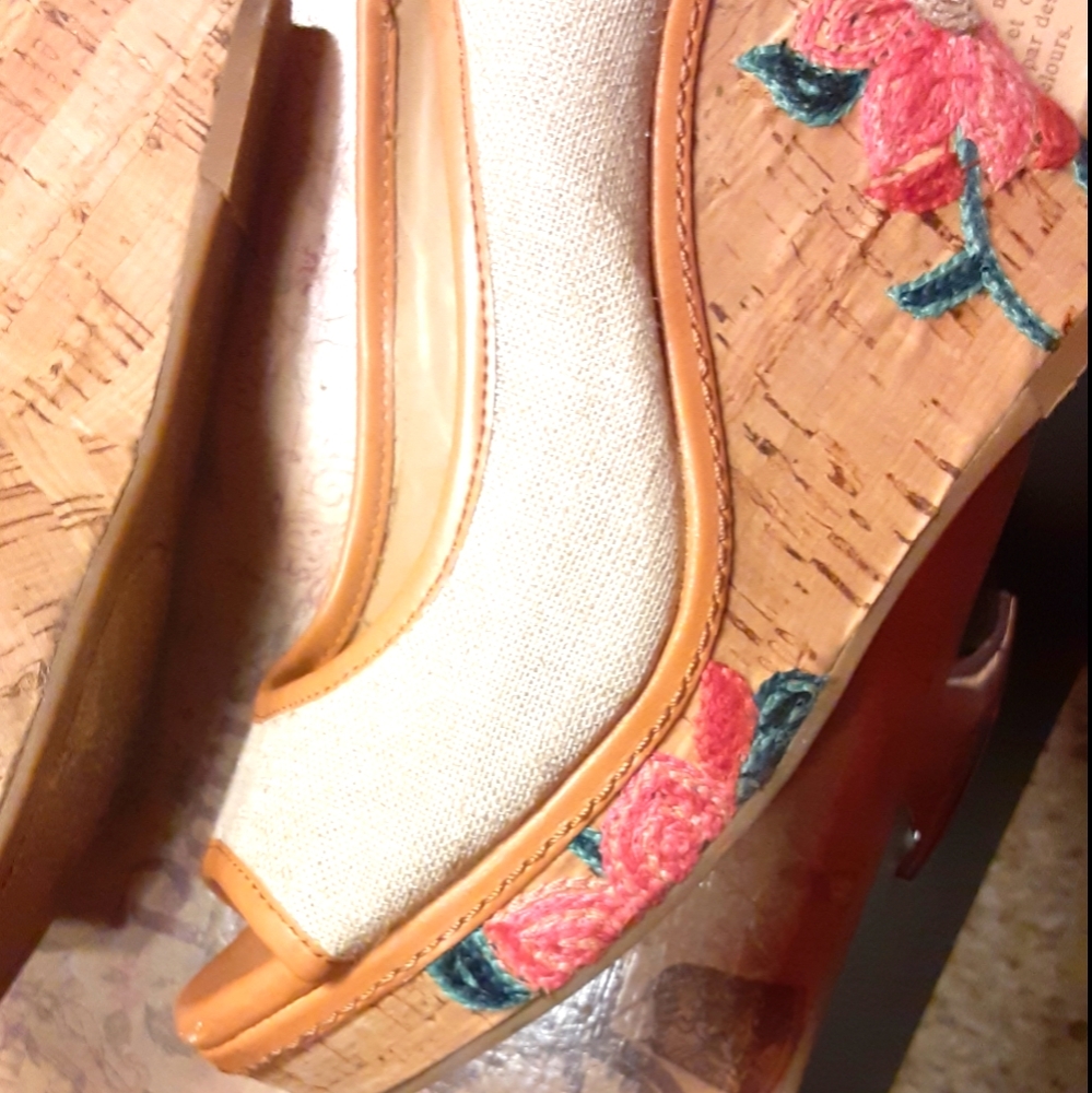 Antonio's Melani Peep Toe Wedges